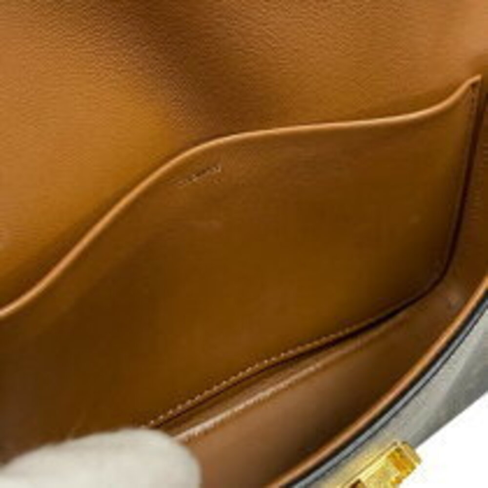 Celine Claude shoulder bag Tan Triomphe canvas - Picture 10 of 11